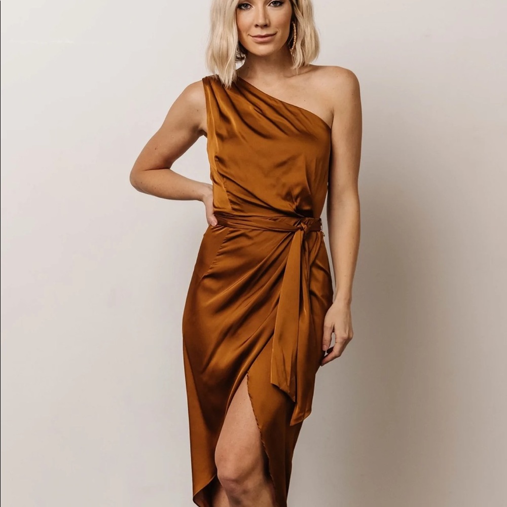 Baltic Born Bronze Wrap Dress NWT